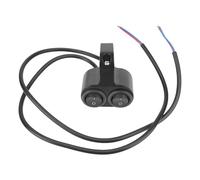 Interruptor Motocicleta Interruptor de faro 12 V, 7/8 pulg., 22 mm, control doble botón, interruptor manillar motocicleta