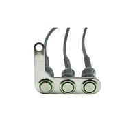 Interruptor Motocicleta Interruptor De Manillar Para Motocicleta Interruptores Montaje Ajustables Pulsador Encendido Y Apagado 3 Botones Señal Giro Con LED
