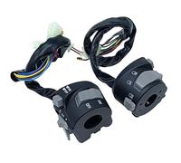 Interruptor Motocicleta Interruptor Manillar Motocicleta 7/8 Pulgadas Luz Advertencia Bocina Señal Giro Interruptores Arranque Apagado Botón Universal