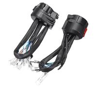 Interruptor Motocicleta Interruptores De Manillar De Motocicleta Bocina De Control Universal Señal De Giro Interruptor De Arranque Eléctrico Doble Acelerador 7/8"