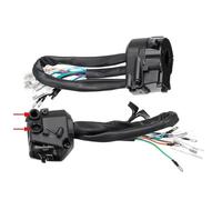 Interruptor Motocicleta Interruptores De Manillar De Motocicleta Bocina De Control Universal Señal De Giro Interruptor De Arranque Eléctrico Doble Acelerador 7/8"