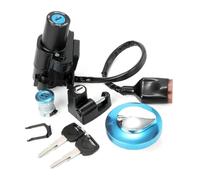 Interruptor Motocicleta para CB400 para CB400SS para CB400 SS Interruptor Encendido Motocicleta Tanque Combustible Tapa Gasolina Asiento Casco con 2 Llaves Bloqueo De Encendido