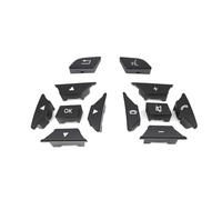 Interruptor Multi Volante Para BENZ CE Para GLK Clase A W204 X204 W212 W218 W156 W246 2185400162 1725400262 Cubierta Interruptor Control Menú Botón Volante Coche(Model A Black)