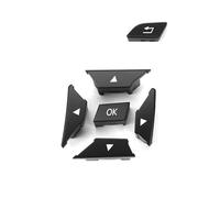 Interruptor Multifunción Control Volante Para Benz W204 X204 W212 W156 W246 Botón De Interruptor Menú Control Volante Coche 2185400162(Left Black)