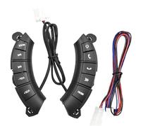 Interruptor Multifunción Control Volante Para Great For Wall Hover H3 H5 2010-2013 Botones De Control Del Volante Volumen Audio Modo Silencio Interruptor Remoto(Black)