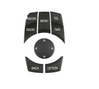 Interruptor multifunción para Volante de Coche Botón Control Multimedia Para Consola Interior Coche CIC I-drive Para X1 E84 Para X5 Para X6 E70 E71 E81/82/90/91/60/61(Media N Nav. Set)