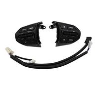Interruptor multifunción para Volante de Coche, Color Negro Piano, Compatible con KIA K2 Rio 2017-2018, Botones Rio X Line, Control de Crucero, Volumen y Bluetooth (K2 CL)