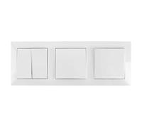 Interruptor multifuncional que combina diseño moderno y eficacia. Ideal para controlar la luz y la energía de forma intuitiva, optimizando tu espacio y brindando comodidad.