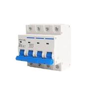 Interruptor neumático tipo D de 4 polos, trifásico, disyuntor pequeño, 6 A, 10 A, 16 A, 20 A, 32 A, 40 A, 63 A, apertura de aire, serie DZ47-63(32A)