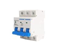 Interruptor neumático trifásico tipo D de 3 polos, disyuntor pequeño de 6 A, 10 A, 16 A, 20 A, 32 A, 40 A y 63 A. Apertura de aire. Serie DZ47-63.(25A)