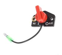 Interruptor On Off para EY20 EY15 EX17 EY28 Interruptor de parada de motor negro 3,4 cm de ancho 8 cm de cable