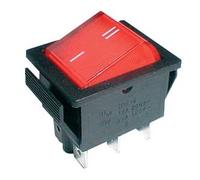 Interruptor ON-ON 2P-6P 15A/250V Rojo