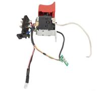 Interruptor para atornillador inalámbrico BS 10,8 V y 12 V, interruptor de repuesto 7,2-24 V 16 A para portabrocas sin llave, accesorios para herramientas eléctricas, negro, 4 x 6,5 x 1,6 cm (C)