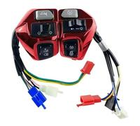 Interruptor Para Manillar Compatible Con Yamaha Para AEROX155 Interruptor Arranque Motocicleta Luz De Bocina Señal De Giro Botón De Haz Para Alto Y Bajo Conectores Accesorios Piezas