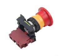 Interruptor Parada 22mm Bloqueable Interruptor Parada 22mm Bloqueable(B) | Cabezal seta , mecanismo auto-bloqueo, con para llave, para ideal maquinaria
