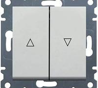 Hager lumina2 - Interruptor persiana lumina2 blanco polar