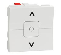 Interruptor persiana new unica blanco polar schneider