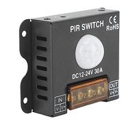 Interruptor PIR, Retardo DC12-24V Compensación de Temperatura Controlador del Sensor de Movimiento PIR para los Humanos