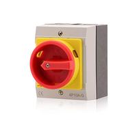 Interruptor principal 10 A, IP 65, 4 polos en la carcasa, Interruptor Conmutador Giratorio para todas las necesidades industriales