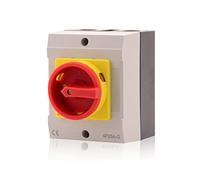 Interruptor principal 25A, IP 65, 4 polos en la carcasa, interruptor giratorio para todos los requisitos industriales