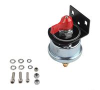 Interruptor principal de batería 200 A con soporte, 12-48 V CC, interruptor de separación de cobre para coche, caravana y campista, interruptor de corriente seguro con indicador de encendido y apagado