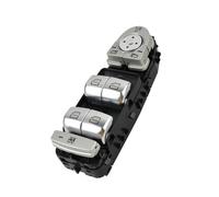 Interruptor Principal de Control de elevalunas eléctrico Compatible con Mercedes-Benz Clase C C300 C350 C400 C450 C63 AMG 2015-2020 A2059056811 A2229056800 ABS LHD (Beige) (Negro)