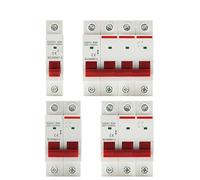 Interruptor principal de corte DIN, 1P, 2P, 3P, 4P, 40A, 63A, 100A, 125A, for uso doméstico e industrial, disyuntor CA 230V-400V(4P,63A)