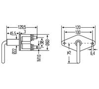Interruptor principal de la batería 6EK 008 458-011 HELLA