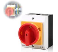 Interruptor principal disyuntor 16 A Drehschalter Ausschalter: WIYETY 3-Polig Reparaturschalter mit Gehäuse Trennung der Stromversorgung Trennung, Drehschalter für alle Industriellen Anforderungen