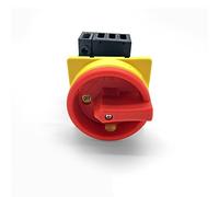 Interruptor principal giratorio de 4 polos con protección IP65, interruptor disyuntor giratorio principal para máquinas con carcasa de plástico y 4 polos de Arli