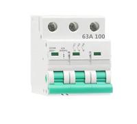 Interruptor principal trifásico GYH8 de 63 A, 100 A y 125 A, interruptor de aislamiento for uso doméstico o industrial, disyuntor de 400 V.(63A)
