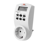 Interruptor programable digital con temporizador semanal 10 prog 230V 16A