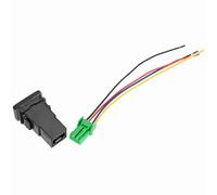 Interruptor Pulsador 12V 4 Pines con Luz LED Indicadora, Resistente y Funcional para Coches - Uso en Faros Antiniebla y Luz Diurna, Compatible con Varios Modelos