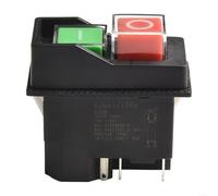 Interruptor Pulsador 5 Pin 120V Aleación Plata Níquel | Aleación plata-níquel, contactos duraderos, carcasa plástico PC, calor, 5 pines