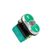 Interruptor pulsador de control de doble posición STOP con luz 22MM(GRG,220 V)