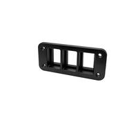 Interruptor pulsador de doble botón con luz LED, compatible con Toyota Prado, Landcruiser, RAV4, Hilux, GUN, HiAce, 4 Runner, Tundra, Suzuki Jimny.(3 Gang Housing)