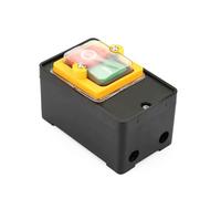 Interruptor pulsador de encendido y apagado, resistente al agua, CA 220 V/380 V, 10 A, for máquina perforadora.(With Base)