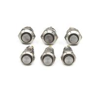 Interruptor pulsador de enclavamiento momentáneo de cabeza alta de 8 mm y 10 mm, 1 NA, encendido/apagado, 1 unidad(White Led,8MM_LATCHING_3-6V)