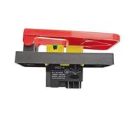 Interruptor pulsador de parada de emergencia con tapa roja de encendido y apagado, 16 A, protección contra apagado/subtensión, interruptor de arranque electromagnético(4 Pins)
