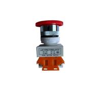 Interruptor pulsador de parada emergencia con cabezal hongo rojo 22 mm LAY37-11ZS/LAY37-11ZSD CA 660 V 10 A (1 unidad)