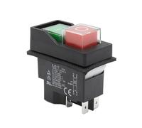 Interruptor pulsador electromagnético, KJD17 KJD17B, 6 pines, 230 V, 16 A, interruptores pulsadores de solenoide magnéticos for herramientas eléctricas.(4pins)