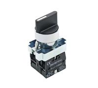 Interruptor pulsador giratorio de 22 mm XB2 de 2/3 posiciones, 1 NO/2 NO/1 NO/1 NC, con autobloqueo y reinicio, 1 unidad(XB2-BD53)