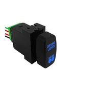Interruptor pulsador LED azul de 12 V para luces de conducción traseras, compatible con Mitsubishi Pajero Triton ML MN Pajero Eclipse Gallant(Driving Lights)