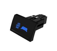 Interruptor pulsador LED azul de 12 V para tablero, repuesto compatible con modelos VW AMAROK 2010-2016 con conector de cableado.(LED LIGHT BAR)