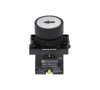 Interruptor pulsador momentáneo de 22 mm con señal blanca (NO N/O), 600 V, 10 A, ZB2-EA3241 Controls Switches