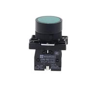 Interruptor pulsador momentáneo de 5 x 22 mm, 1 NA, señal verde, 600 V, 10 A, ZB2-EA31 Controls Switches