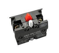 Interruptor pulsador redondo momentáneo XB2-BW3361 de 22 mm con luz LED, 1 NA, 24 V/220 V CA/380 V ZB2-BE101C(Lavender,12 V)