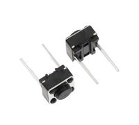 Interruptor pulsador táctil de 12 V, cobre, 2 pines, DIP2, SMD, microinterruptor, 6 x 6 x 5, 4,3, 5, 5,5, 6, 7, 8, 9, 10, 11, 12, 13, 15 mm, for TV, juguetes, uso doméstico.(6X6X10MM,50PCS)