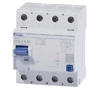 Interruptor RCD - Disyuntor de corriente residual 4-p DFS4 025-4/0,30-B SK | Doepke | DFS4 025-4/0,30-B SK | 09126998 | Protección diferencial