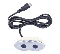 Interruptor recto de 5 pines para sillones reclinables, interruptor de sillón reclinable eléctrico para sofá, controlador duradero de aleación de zinc con retroiluminación LED y ac
